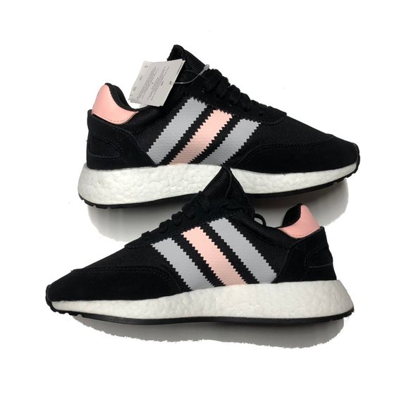 adidas I-5923 Black / Pink / White Womens Shoes - Picture 3 of 6